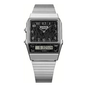 Casio AQ-800EST-1AER Stranger Things - bracciale e cassa acciaio - quadrante nero